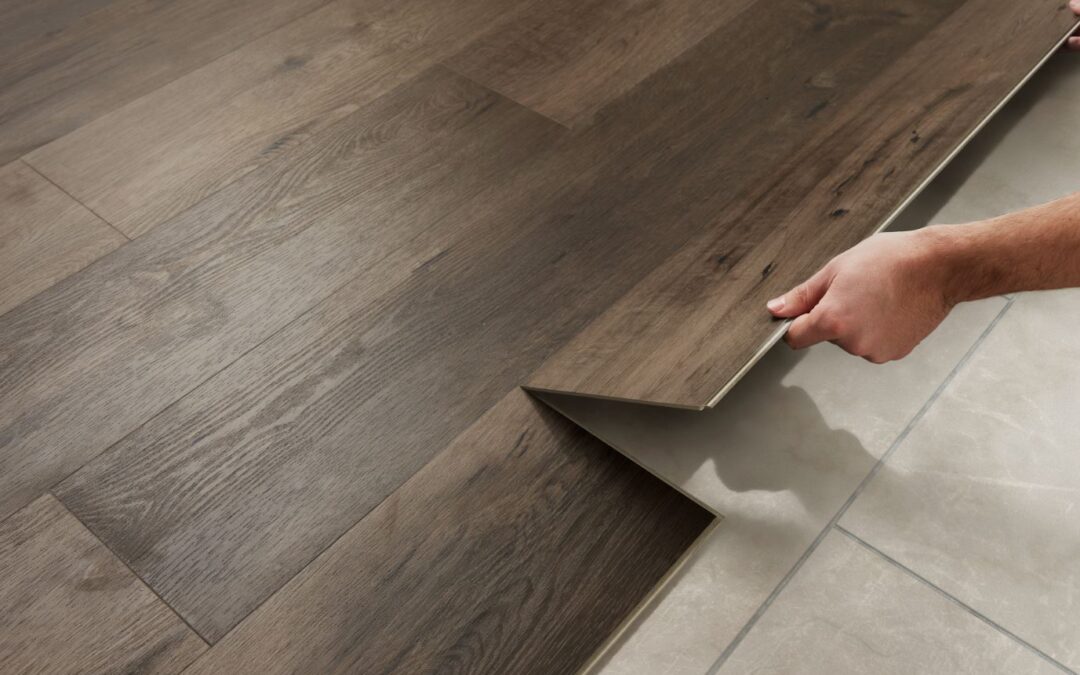 LVT in dark oak