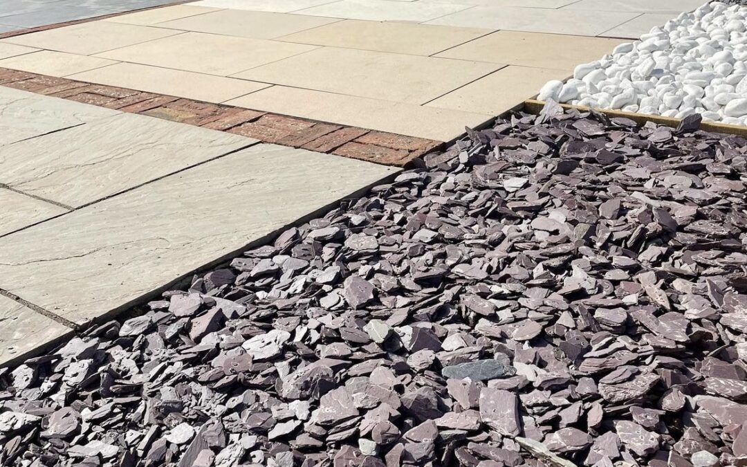 Slate chippings