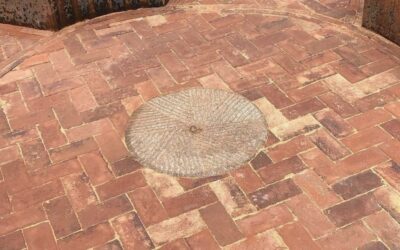 Herringbone brick paver