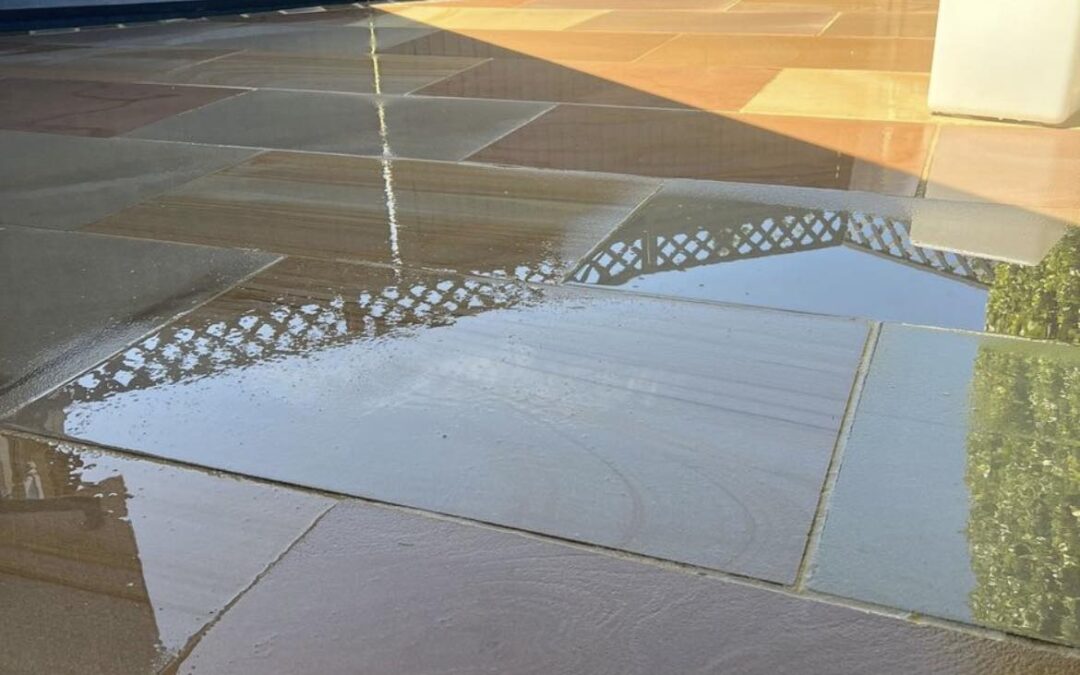 Shot blasted Harvest Sandstone