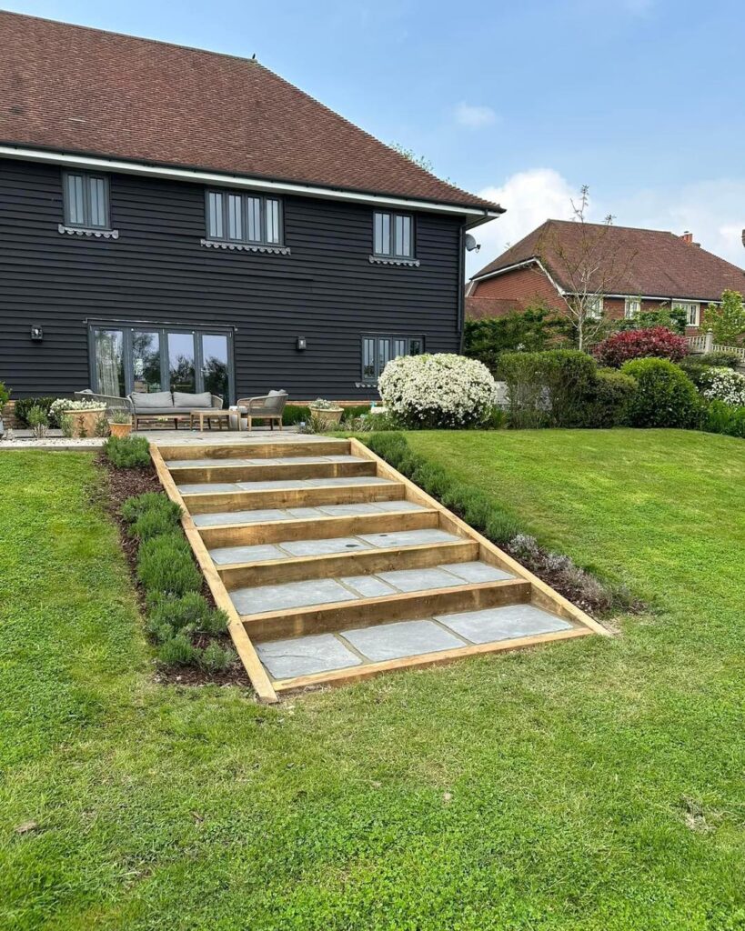 Slate steps